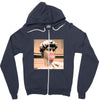 Michelangelo David Bubble Gum Zipper Hoodie