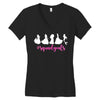 Squadgoals Princess Women's V-Neck T-Shirt