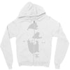 airbrushed stencil Zipper Hoodie