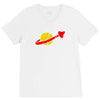 the spaceman logo V-Neck Tee