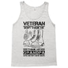 Veteran Don't Thank Me Thank My Grandpa Who Never Came Back Tank Top