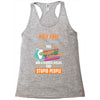 walk away i have anger issues Racerback Tank