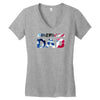 american dad Women's V-Neck T-Shirt