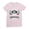 vintage quality without compromise 1967 aged to perfection Ladies Fitted T-Shirt
