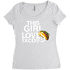 This Girl Loves Tacos Women's Triblend Scoop T-shirt