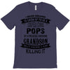 Super Cool Pops Of A Freaking Awesome Grandson T-Shirt