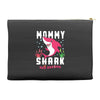mommy shark doo doo doo family matching Accessory Pouches
