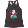 santa with piles of christmas Racerback Tank