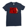 funny techno viking 3, ideal birthday present or gift Ladies Fitted T-Shirt