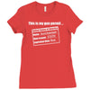 gun permit second amendment Ladies Fitted T-Shirt