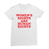 Women's Rights Are Human Rights Ladies Fitted T-Shirt