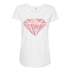 daimond Maternity Scoop Neck T-shirt