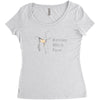 resting witch face Women's Triblend Scoop T-shirt