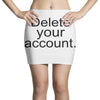 delete your account Mini Skirts
