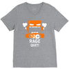 rage quit V-Neck Tee