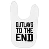 outlaws to the end 3 Baby Bibs