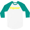 hashtag queer 3/4 Sleeve Shirt