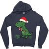 christmas dinosaur Zipper Hoodie