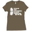 pickles are cucumbers soaked in evil Ladies Fitted T-Shirt