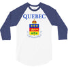 quebec coat of arms canada 3/4 Sleeve Shirt