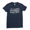 i am a lovable, Ladies Fitted T-Shirt