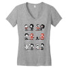 some people shouldn't hi 5 Women's V-Neck T-Shirt