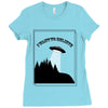 I Want To Believe (f243) Ladies Fitted T-Shirt