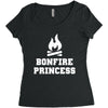 Bonfire Princess Women's Triblend Scoop T-shirt