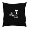 nuke the whales Throw Pillow