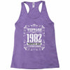 vintage made in 1982 perfectly aged a living legend Racerback Tank