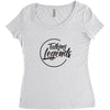 THE LEGENDS Women's Triblend Scoop T-shirt