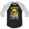 raindrop hot sauce i love tacos a lot 3/4 Sleeve Shirt