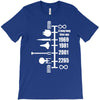 spaceship timeline funny  sci fi star retro wars trek joke cool T-Shirt
