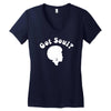 got soul funny retro funk disco afro 70s boogie soul new york Women's V-Neck T-Shirt