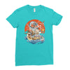 japanese world Ladies Fitted T-Shirt