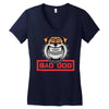 bad dog 2 Women's V-Neck T-Shirt