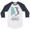 women's march 2017 on washington 3/4 Sleeve Shirt