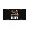 Halloween Kings Are Born In July License Plate