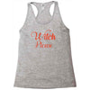 witch please Racerback Tank