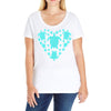 sea turtle sea life Ladies Curvy T-Shirt