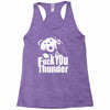 ted fuck you thunder Racerback Tank