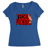 funny techno viking 3, ideal birthday present or gift Women's Triblend Scoop T-shirt