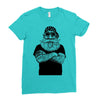 old man Ladies Fitted T-Shirt