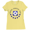 proud coastie dad Ladies Fitted T-Shirt