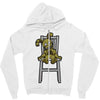 plush bunny Zipper Hoodie