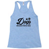 Dogs Because People Suck Racerback Tank