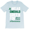i wear emerald green for liver cancer awareness T-Shirt