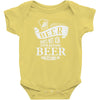 beer does not ask questions Baby Bodysuit