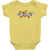 Femen with Flowers Baby Bodysuit