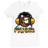 music Ladies Fitted T-Shirt
